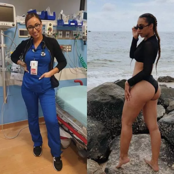 Hot girls with and without their uniforms - #49 