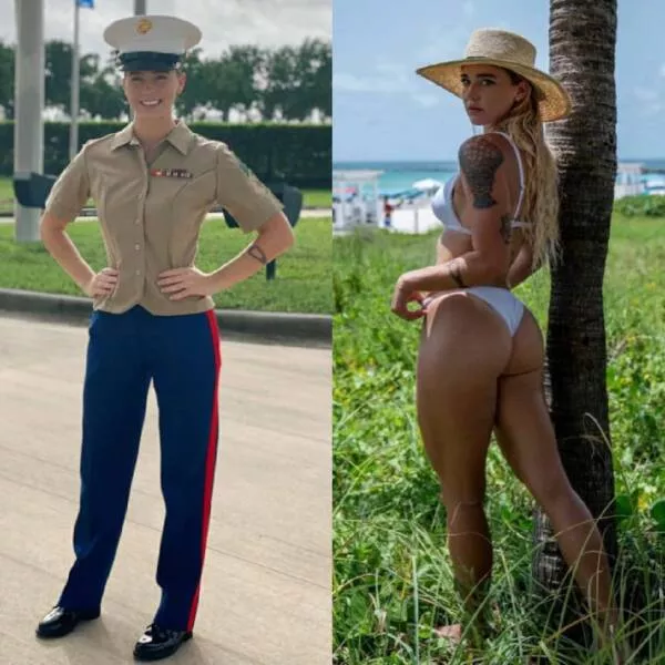 Hot girls with and without their uniforms - #53 