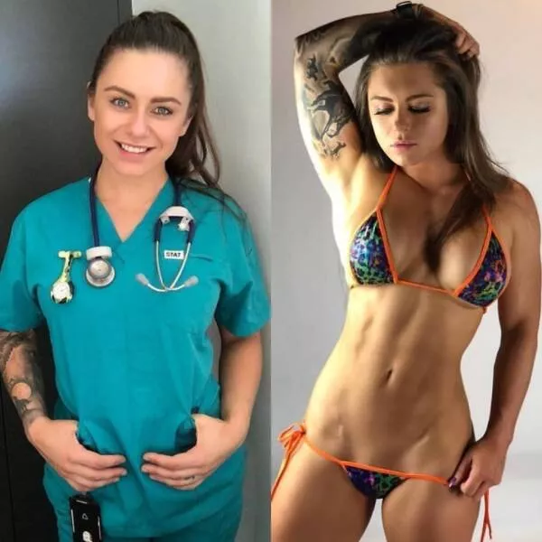 Filles chaudes avec et sans leurs uniformes - #6 