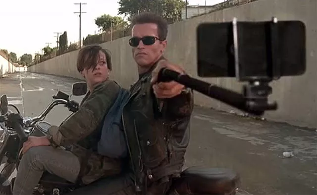 When selfie sticks replace guns