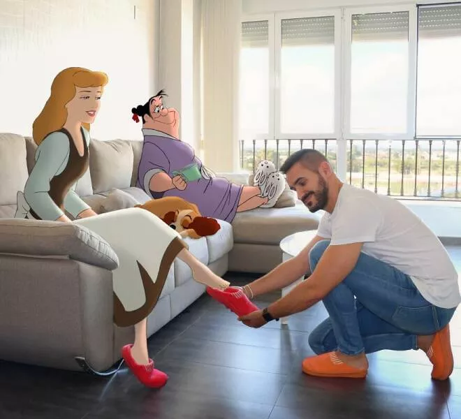 Personnages disney dans la vie reel