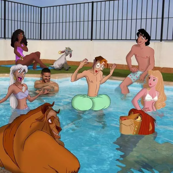 Personnages disney dans la vie reel - #15 