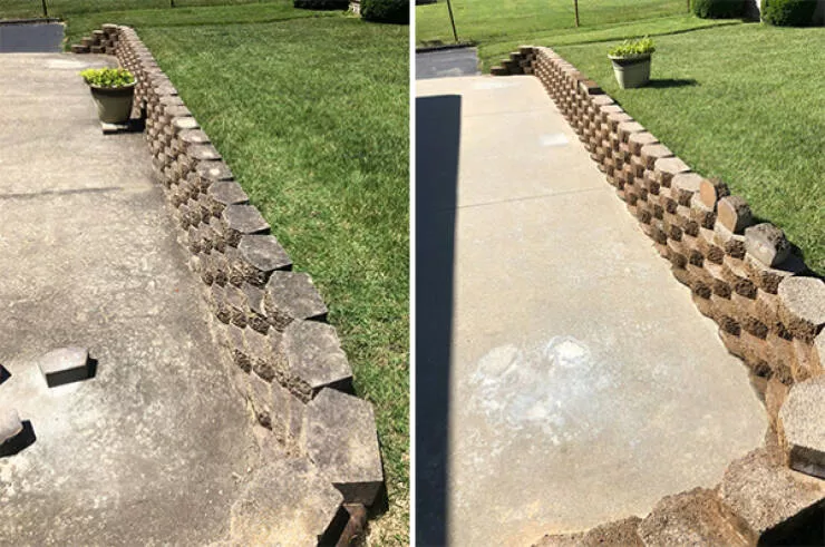 Before and after cleaning - #18 