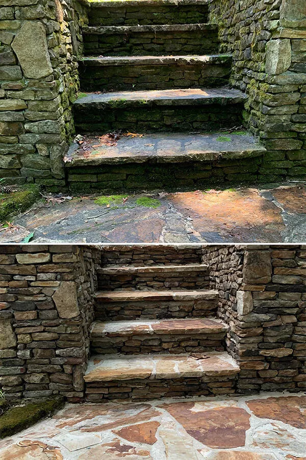 Before and after cleaning - #19 