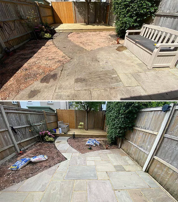 Before and after cleaning - #8 