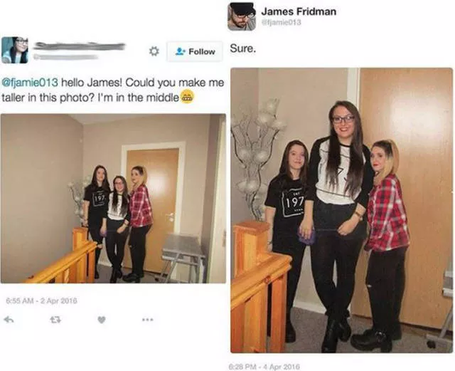 Ne demandez jamais de laide pour faire photoshoper vos photos - #12 