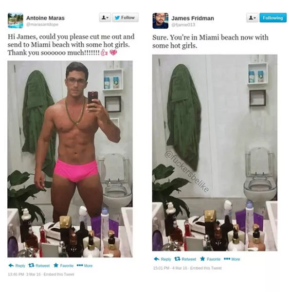 Never ask for help to photoshop your photo - #23 