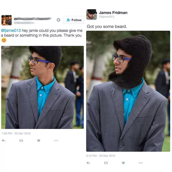 Never ask for help to photoshop your photo - #29 
