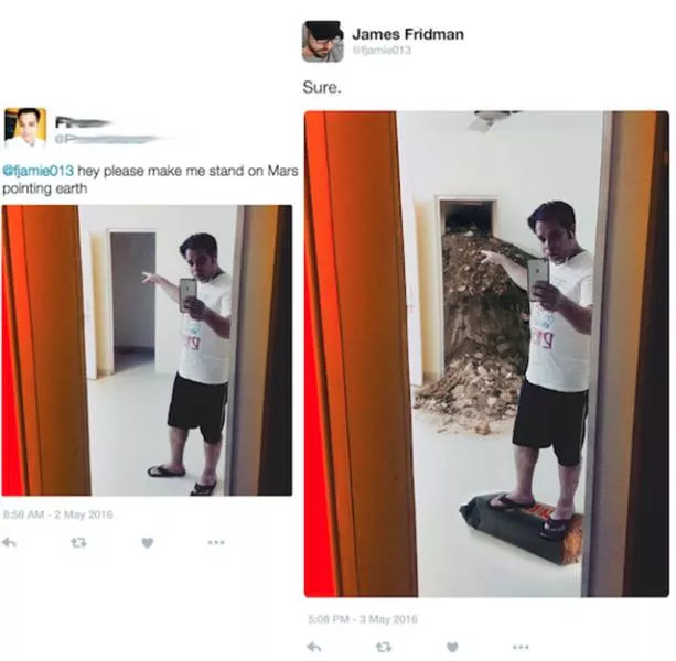 Never ask for help to photoshop your photo - #34 