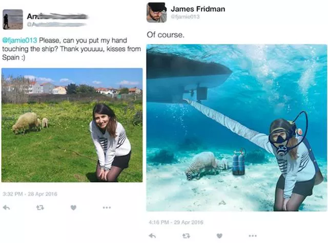 Never ask for help to photoshop your photo - #36 