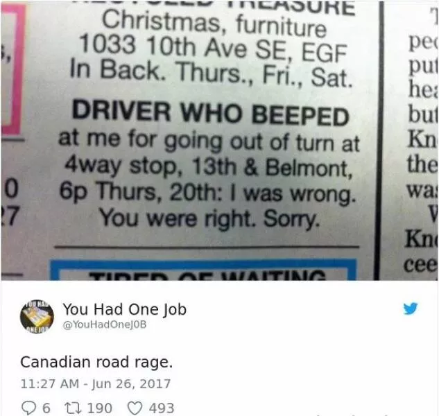 Things that only happen in canada - #27 Things that only happen in canada - #27
