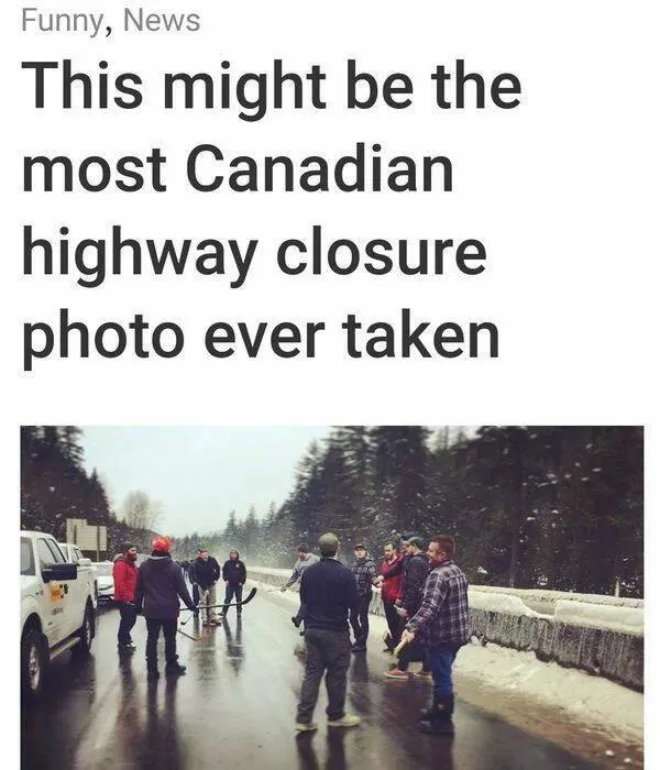 Things that only happen in canada - #3 