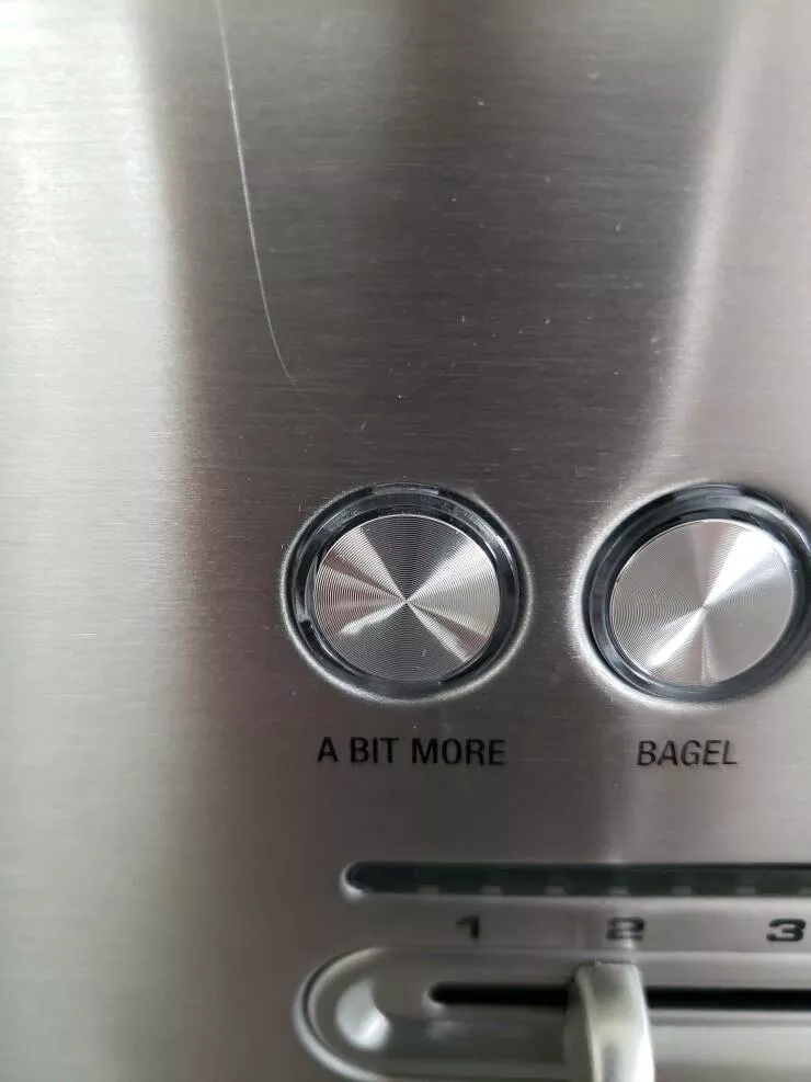Things that will fascinate you - #20 This toaster has a Little More button