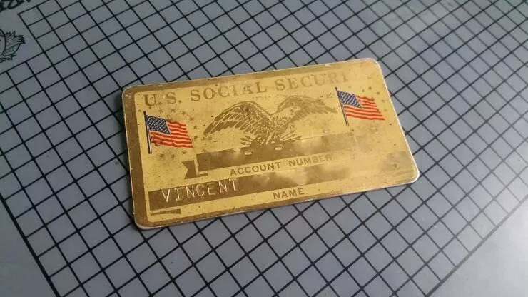 Things that will fascinate you - #26 My great-grandfather's social security card was metal