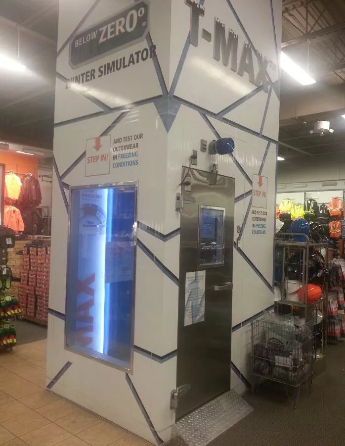 Des choses auxquelles tu nas jamais pense - #3 Simulateur d'hiver pour tester les vêtements