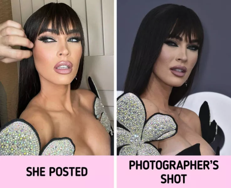 Celebrity in real life vs on social media