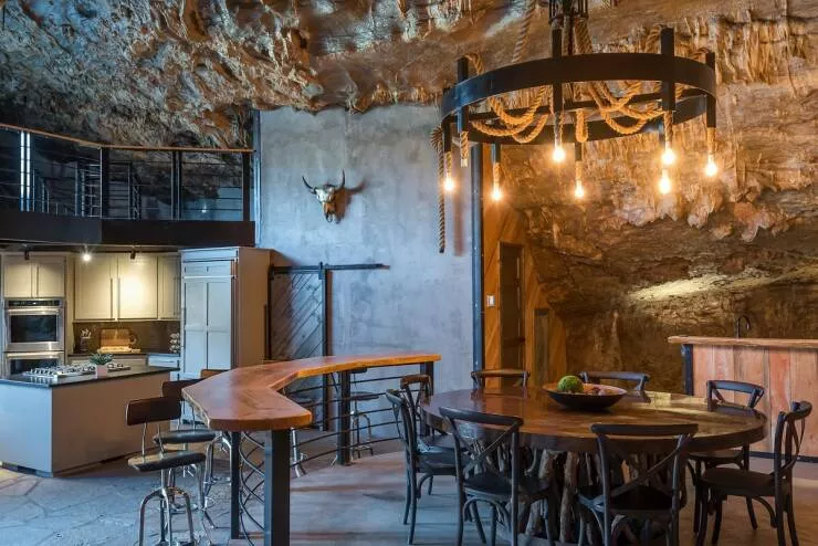 A beautiful house in a cave - #17 