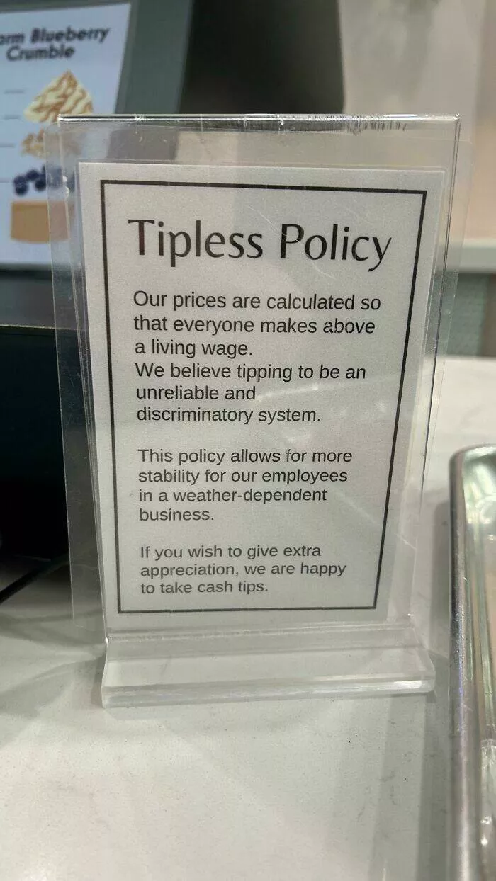 Tipping transformation images advocating an end to gratuity culture - #3 