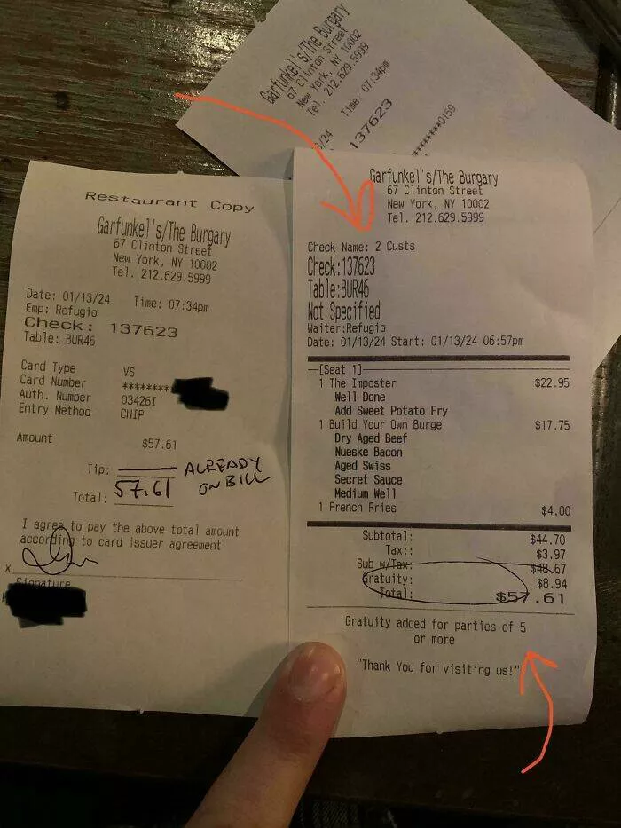 Tipping transformation images advocating an end to gratuity culture - #9 