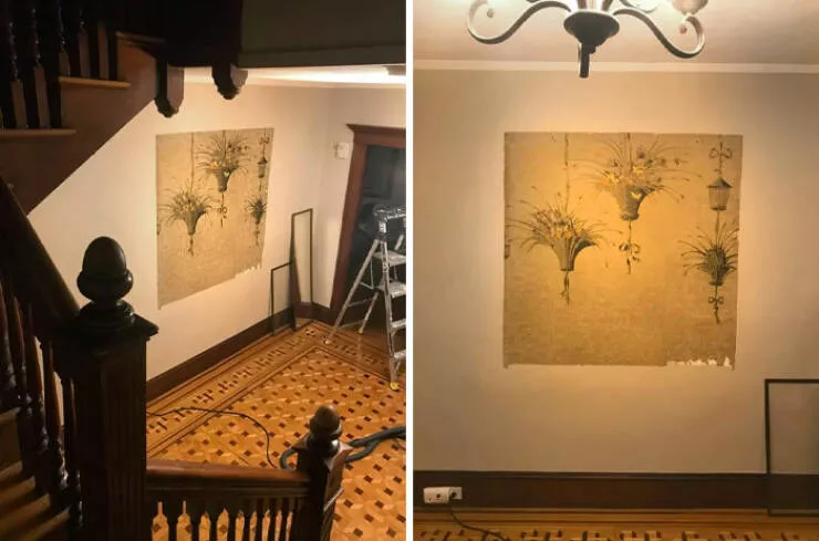 Decouvertes surprenantes a la maison des tresors inattendus qui ont etonne les residents - #27 J'ai retiré un énorme miroir aujourd'hui et découvert l'originalité de ma maison
