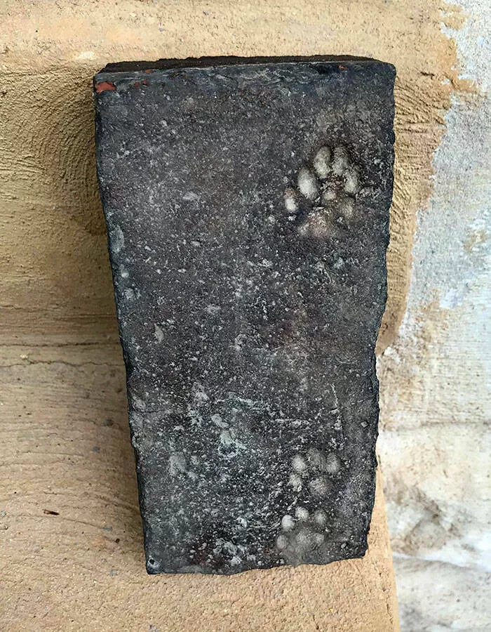 Surprising finds at home unintentional discoveries that stunned residents - #6 Sorting through old bricks left over from our 1890s townhouse, I came across this