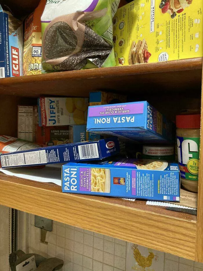 Frustration unleashed partners hilariously incompetent moments go viral - #24 Husband Puts Away the Groceries Today