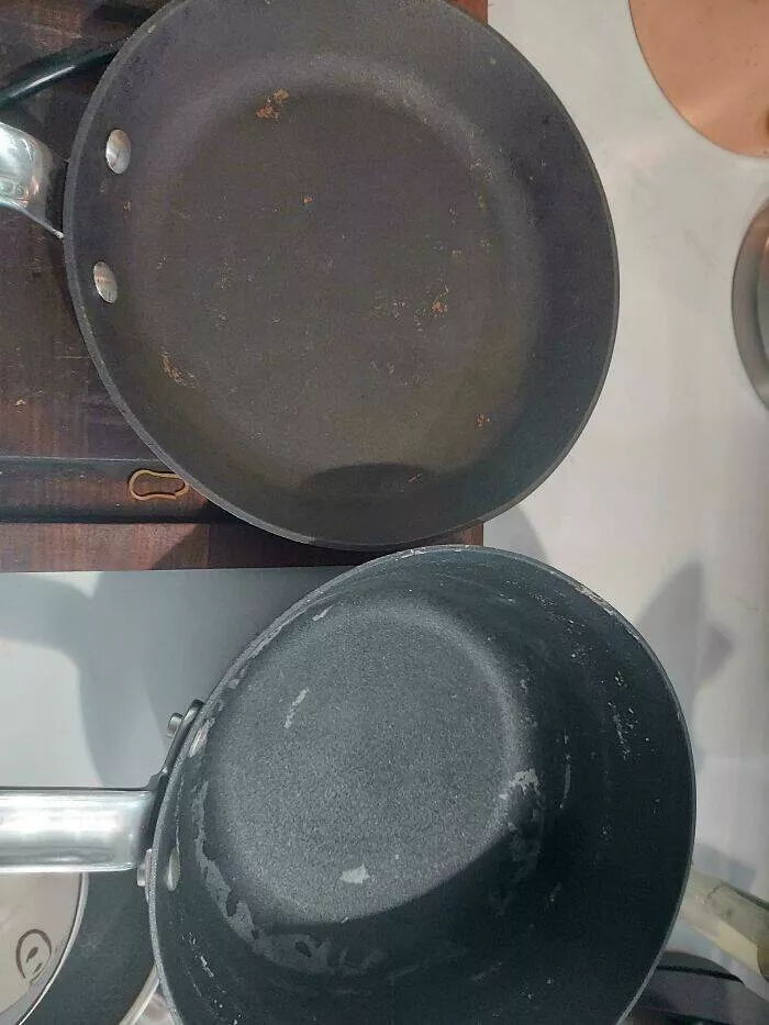 Frustration unleashed partners hilariously incompetent moments go viral - #9 My Adult Boyfriend Believes This Counts as Clean (No, That's Not Rust)