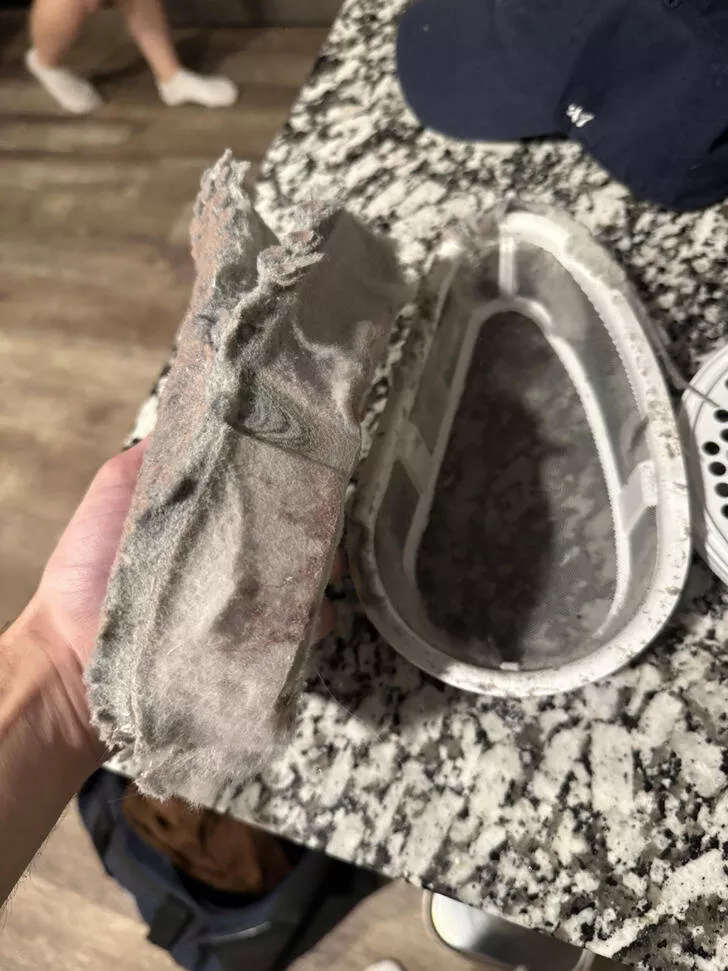 Wonders revealed gaze of discovery - #3 My girlfriend neglected to clean out the dryer lint trap for six months.