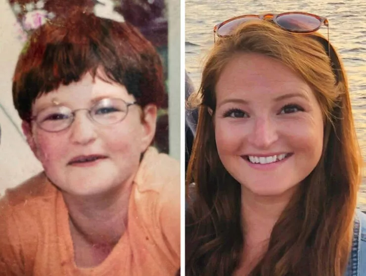 Metamorphic narratives individuals undergoing striking transformations - #3 A Decade Apart: My Wife's Journey from 10 to Present