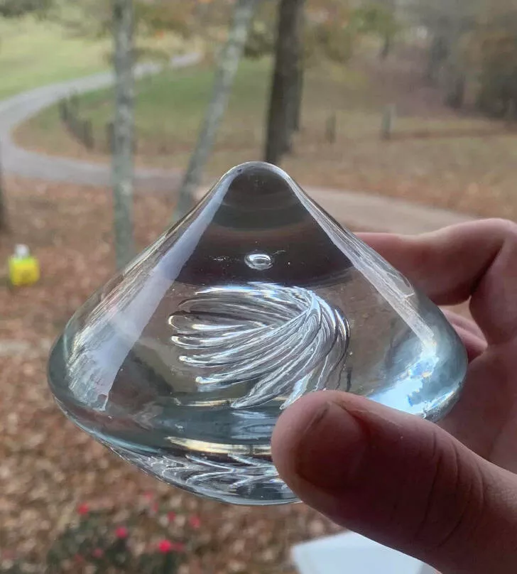 Digital enigma unveiling shocking mystery discoveries that baffled all - #10 What is this diamond-esque shaped glass object? It's a little bigger than the size of my palm. Digital enigma unveiling shocking mystery discoveries that baffled all - #10 What is this diamond-esque shaped glass object? It's a little bigger than the size of my palm.
