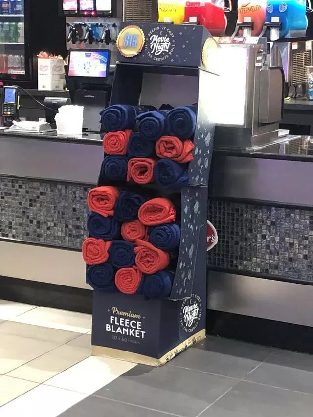 Subtle allure exploring the charm of mildly interesting moments - #33 Movie theater blankets.