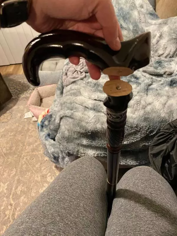 Comic calamities hilarious tales of navigating a rough day - #22 My new cane snapped as I was using it to stand up.