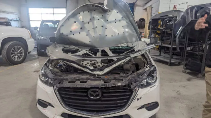 Comic calamities hilarious tales of navigating a rough day - #25 Took the car to a body shop to get a cracked bumper fixed.