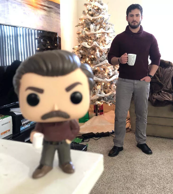 Incredible coincidences beyond belief and undeniably true - #19 My brother just happened to be wearing the same outfit as the gift I gave him.