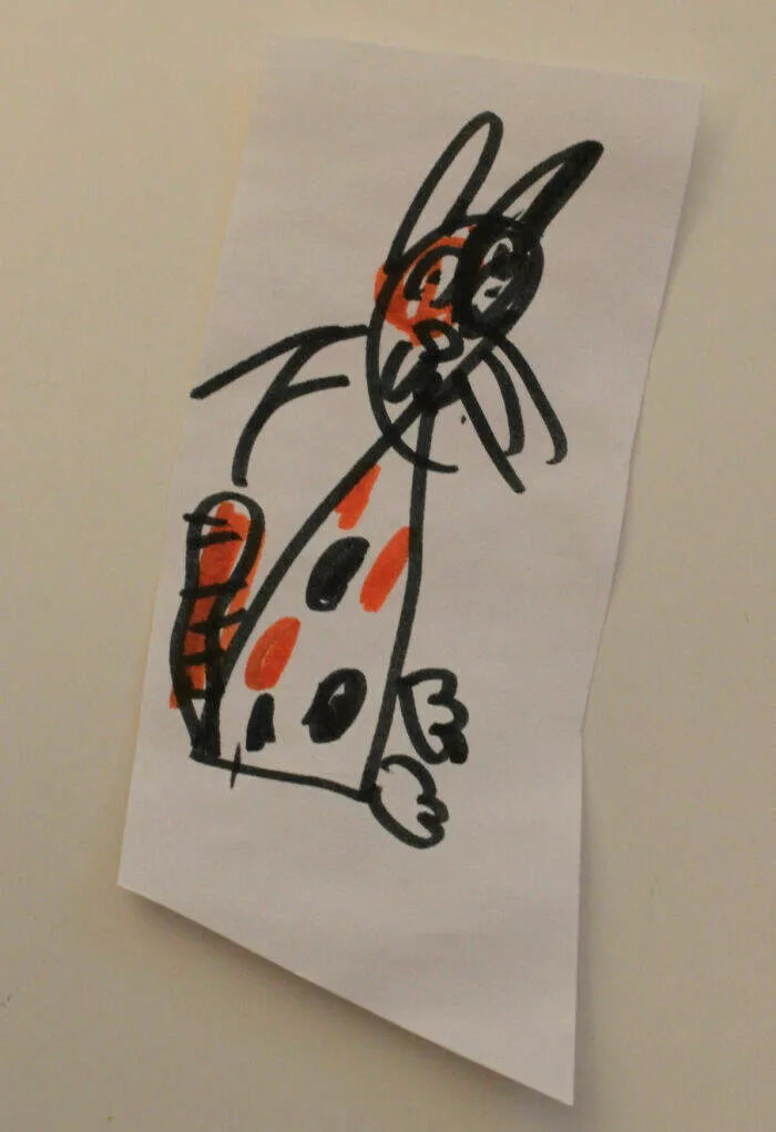 Valentines comedy love and laughter stealing the spotlight - #2 My Daughter Was Concerned, Because Her Classmates Don't Know What Her Cat Looks Like. She Drew 21 Of These To Give Out At Her Kindergarten Valentine's Day Party