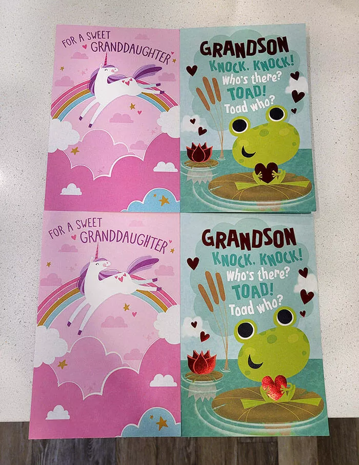 Valentines comedy love and laughter stealing the spotlight - #27 Both Of My Childrens' Grandmothers Bought Them The Same Valentine's Day Cards
