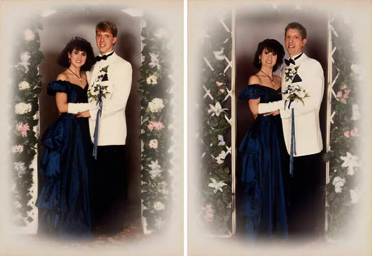Recreer les souvenirs des resultats epoustouflants dans les echos du passe - #18 Sarah et Jim, 1988-2011, Boston Recreer les souvenirs des resultats epoustouflants dans les echos du passe - #18 Sarah et Jim, 1988-2011, Boston