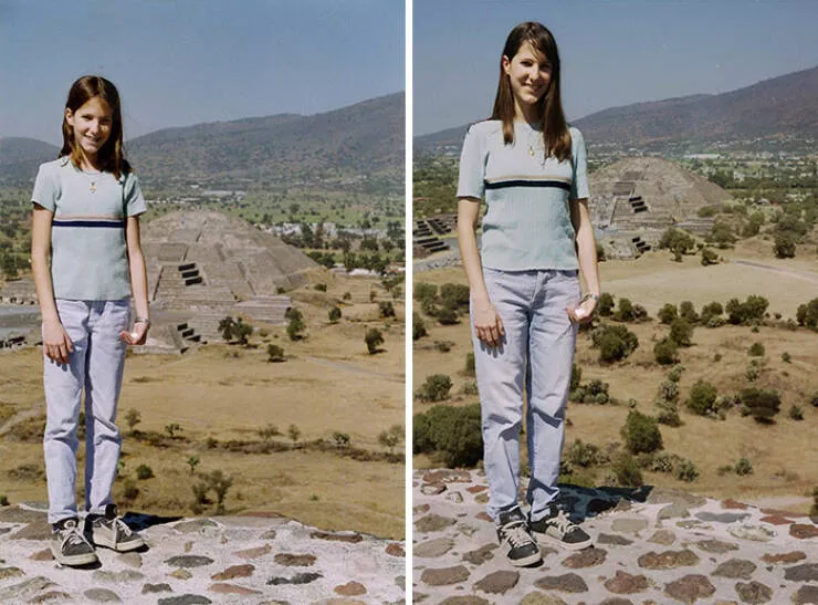 Recreating memories stunning results in echoes of the past - #28 Domenica, 1985-2012, Mexico