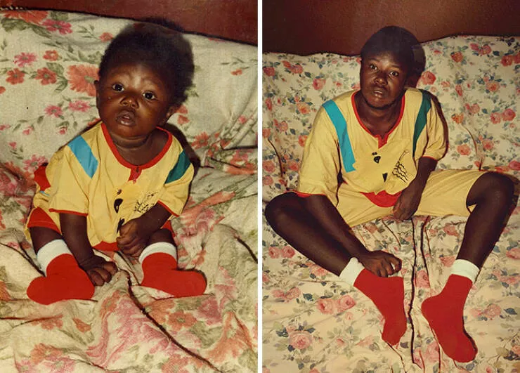 Recreating memories stunning results in echoes of the past - #8 Edwin, 1990-2012, Accra