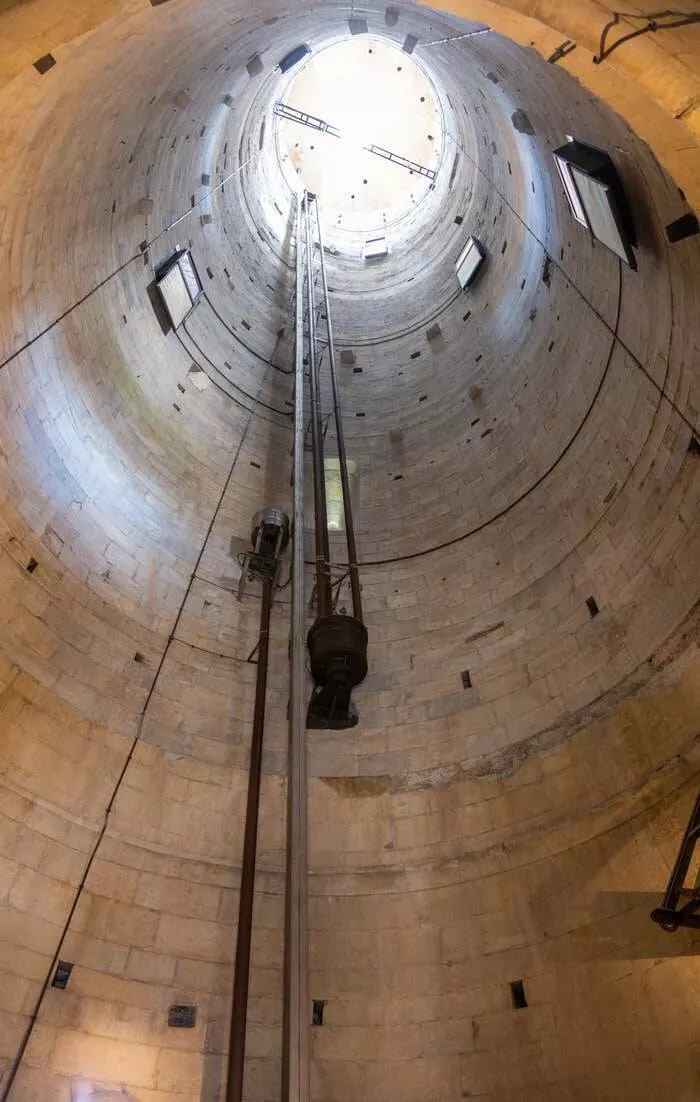 Fascination unleashed captivating captures in a gallery of truly mesmerizing photos - #1 The inside of the Leaning Tower of Pisa is... underwhelming: