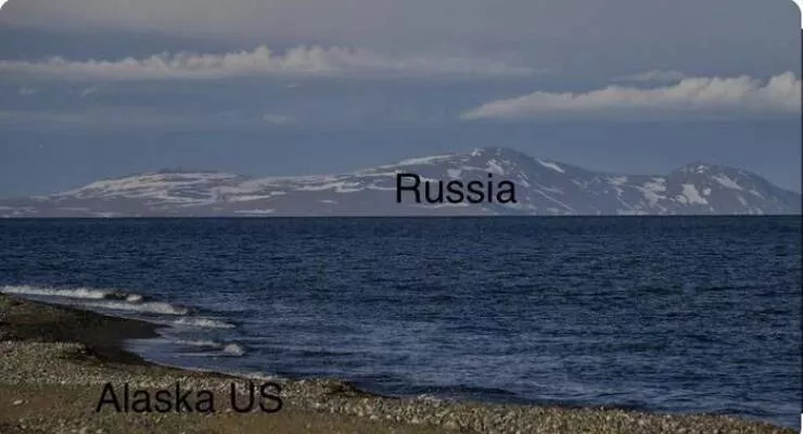 Fascination devoilee captures captivantes dans une galerie de photos vraiment envoutantes - #18 Voici à quelle distance la Russie se trouve de l'Alaska :