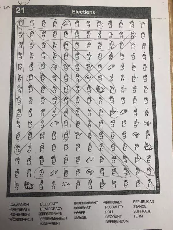 Fascination unleashed captivating captures in a gallery of truly mesmerizing photos - #8 This is what an ASL word search looks like:
