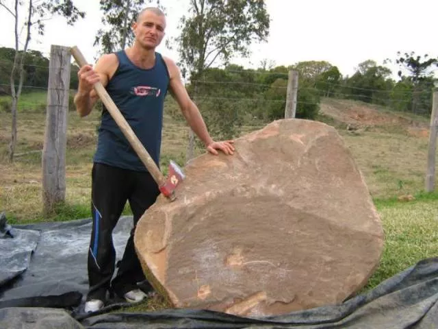 Creations made only with an axe