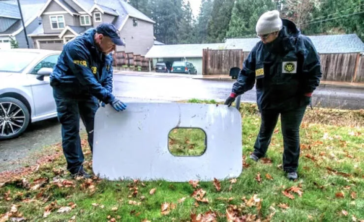 Rare spectacles once in a blue moon witness unforgettable and unlikely events - #12 The door plug that blew off a mid-air Alaska Airlines flight was found in the yard of Bob Sauer, a physics teacher in Portland, Oregon. Rare spectacles once in a blue moon witness unforgettable and unlikely events - #12 The door plug that blew off a mid-air Alaska Airlines flight was found in the yard of Bob Sauer, a physics teacher in Portland, Oregon.