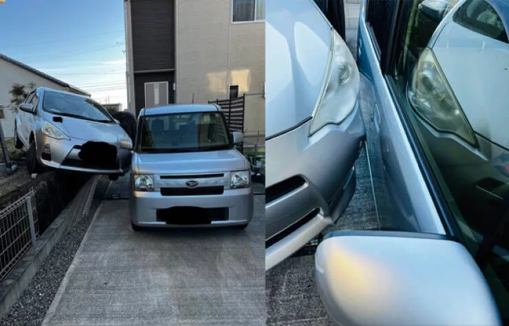 Spectacles rares une fois dans une lune bleue temoin devenements inoubliables et inattendus - #9 J'ai eu une nouvelle voiture la semaine dernière. Le voisin voulait reculer mais était en marche arrière.