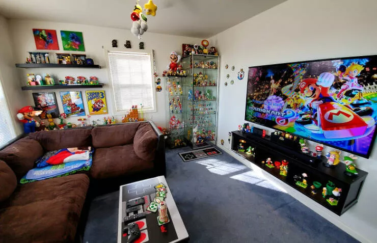 Quirky chronicles the evolution of unexpected obsessions into serious collections - #24 I collect Nintendo-related merchandise. Here's just a part of my collection/game room.