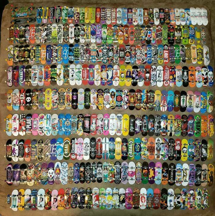 Chroniques farfelues levolution dobsessions inattendues en collections serieuses - #27 Ma collection actuelle de planches à roulettes Finger Tech Deck (293). Chroniques farfelues levolution dobsessions inattendues en collections serieuses - #27 Ma collection actuelle de planches à roulettes Finger Tech Deck (293).