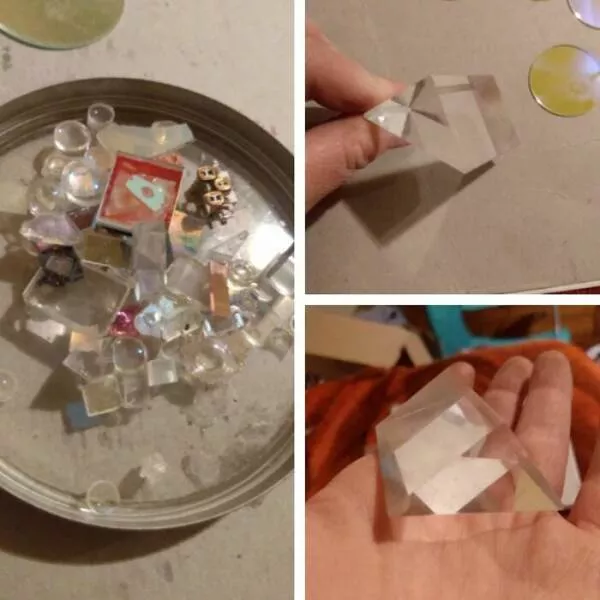 Quirky chronicles the evolution of unexpected obsessions into serious collections - #28 Here's a weird one: I actually collect the little crystal thingies inside CD players, along with lenses from cameras, prisms from cameras, etc.