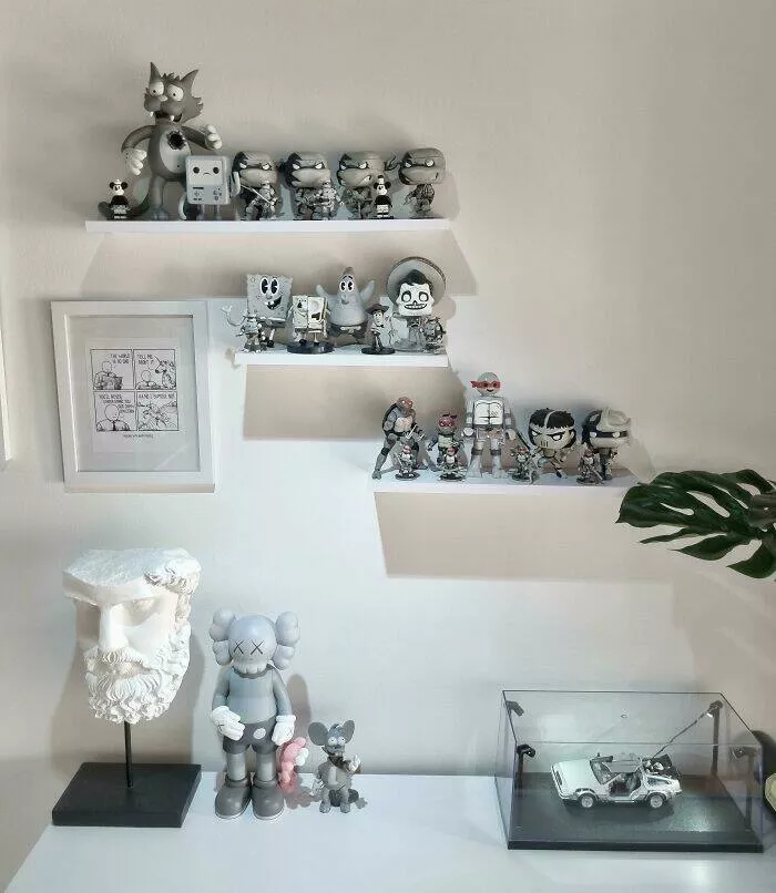 Quirky chronicles the evolution of unexpected obsessions into serious collections - #34 Part of my black and white figure collection.