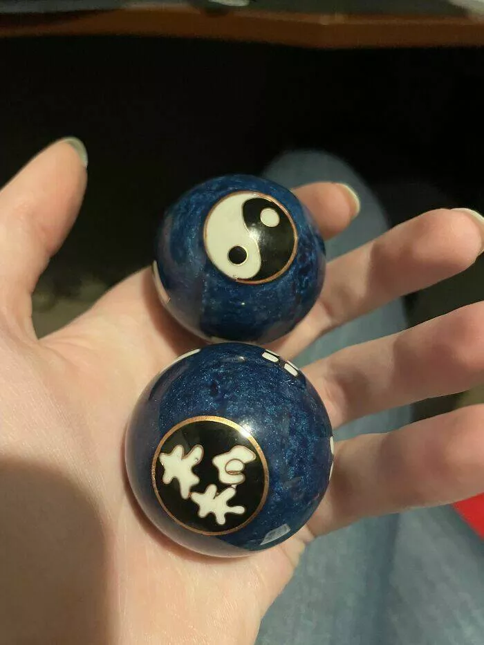 Puzzling enigmas unveiling the mystery objects that left everyone scratching their heads - #13 Solid-feeling balls that chime/jingle at a low tone when you shake them